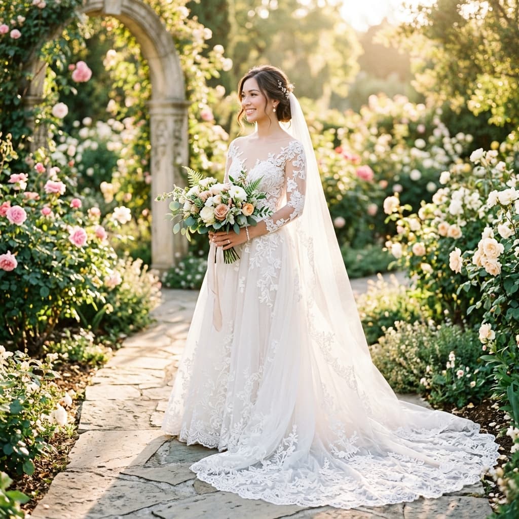 Stunning wedding dress from Wedding Vibes collection